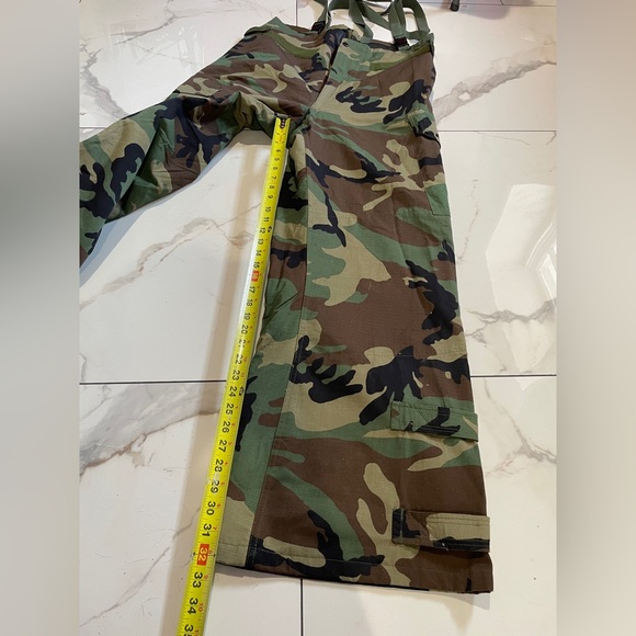Military Baggy  Chemical Protective Carbon Sphere Class Woodland Camo SuitSize M - Picture 8 of 9